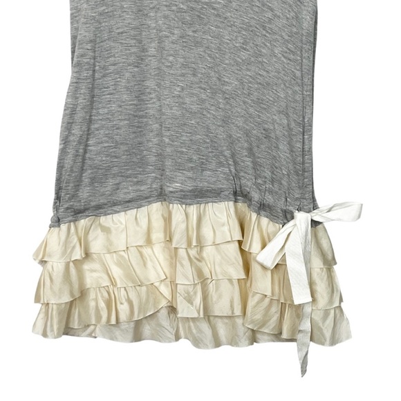 Young Fabulous &Broke Ruffled Hem V-Neck Tee - Picture 2 of 6